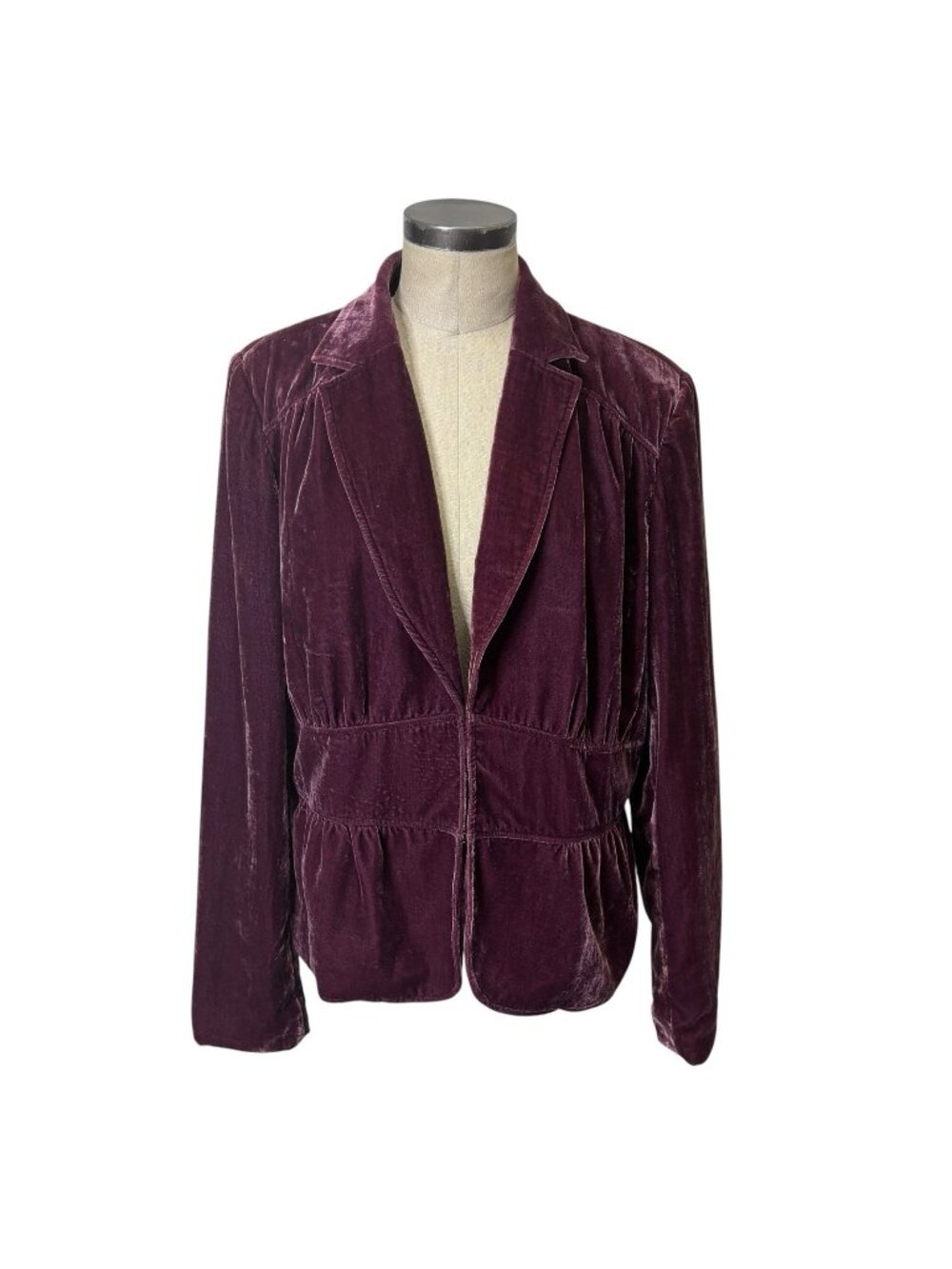 90s Crushed Velvet Blazer